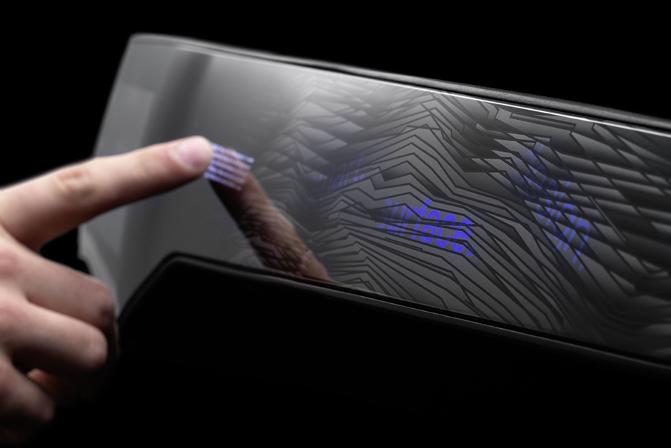 HMI-Panel mit kristallinem Design