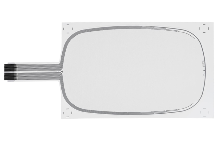 Ovale, transparente Sensorfolie PolyTC®