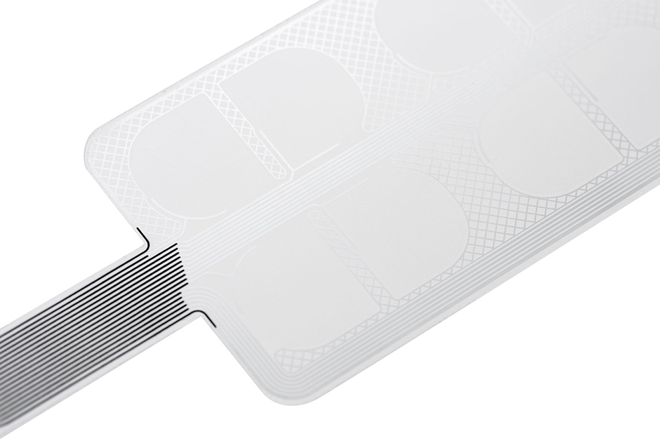 Rechteckiger Touch-Sensor mit Metal-Mesh-Struktur