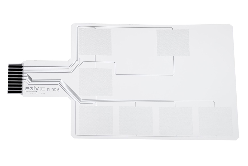 Rechteckige Sensorfolie mit Metal Mesh und Tail